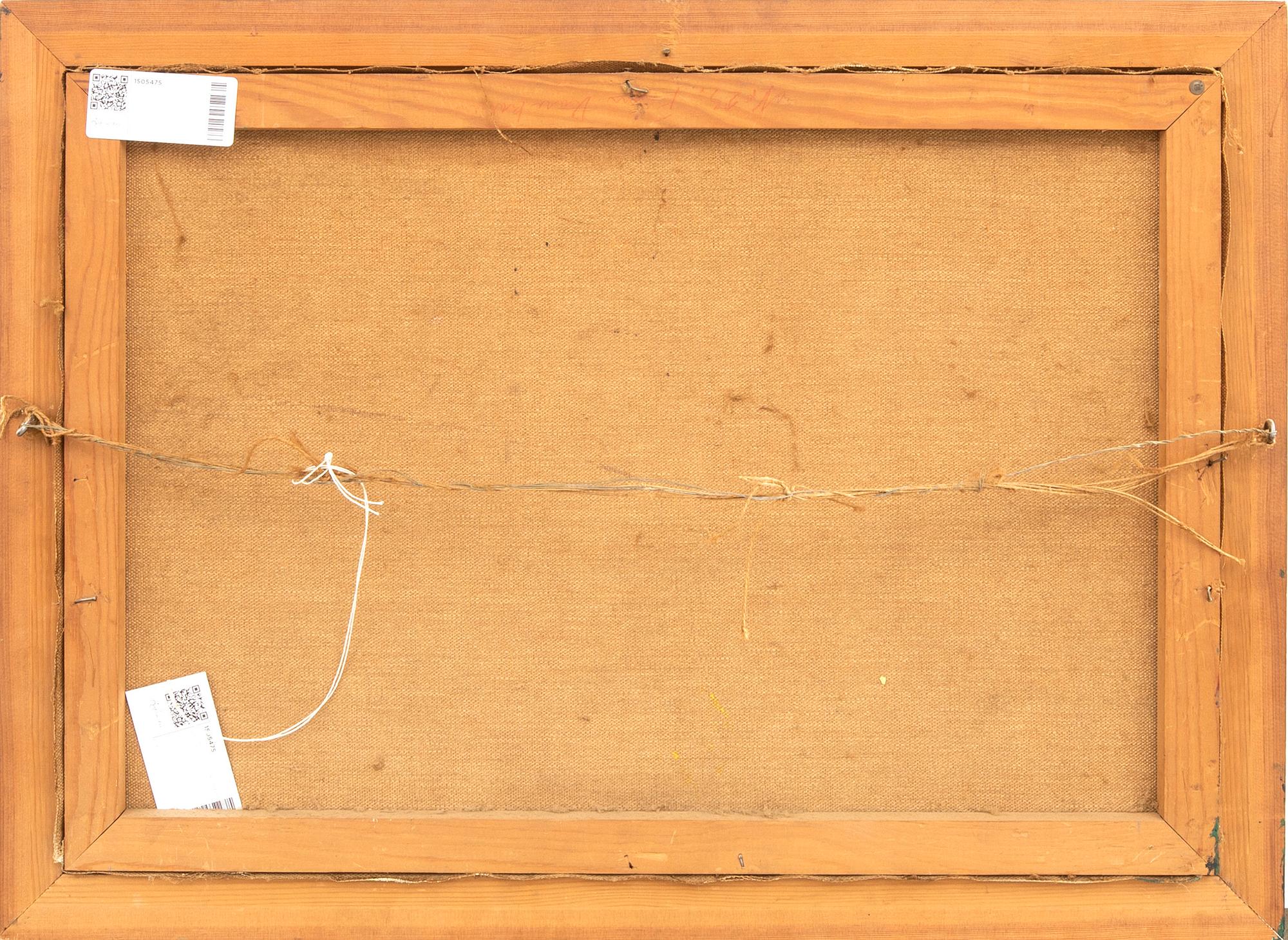 Uno Vallman, olja på duk, signerad och daterad 1951.