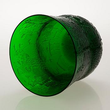 OIVA TOIKKA, SKÅL, SLEV och 5 GLAS, "Fauna", glas, Nuutajärvi/Notsjö.