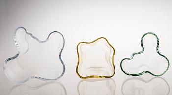 ALVAR AALTO, MALJAKOITA, 3 kpl, Iittala, 1980/90-luku.