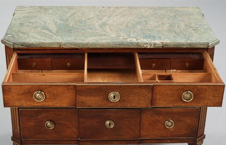 A late Gustavian commode, late 18th Century.