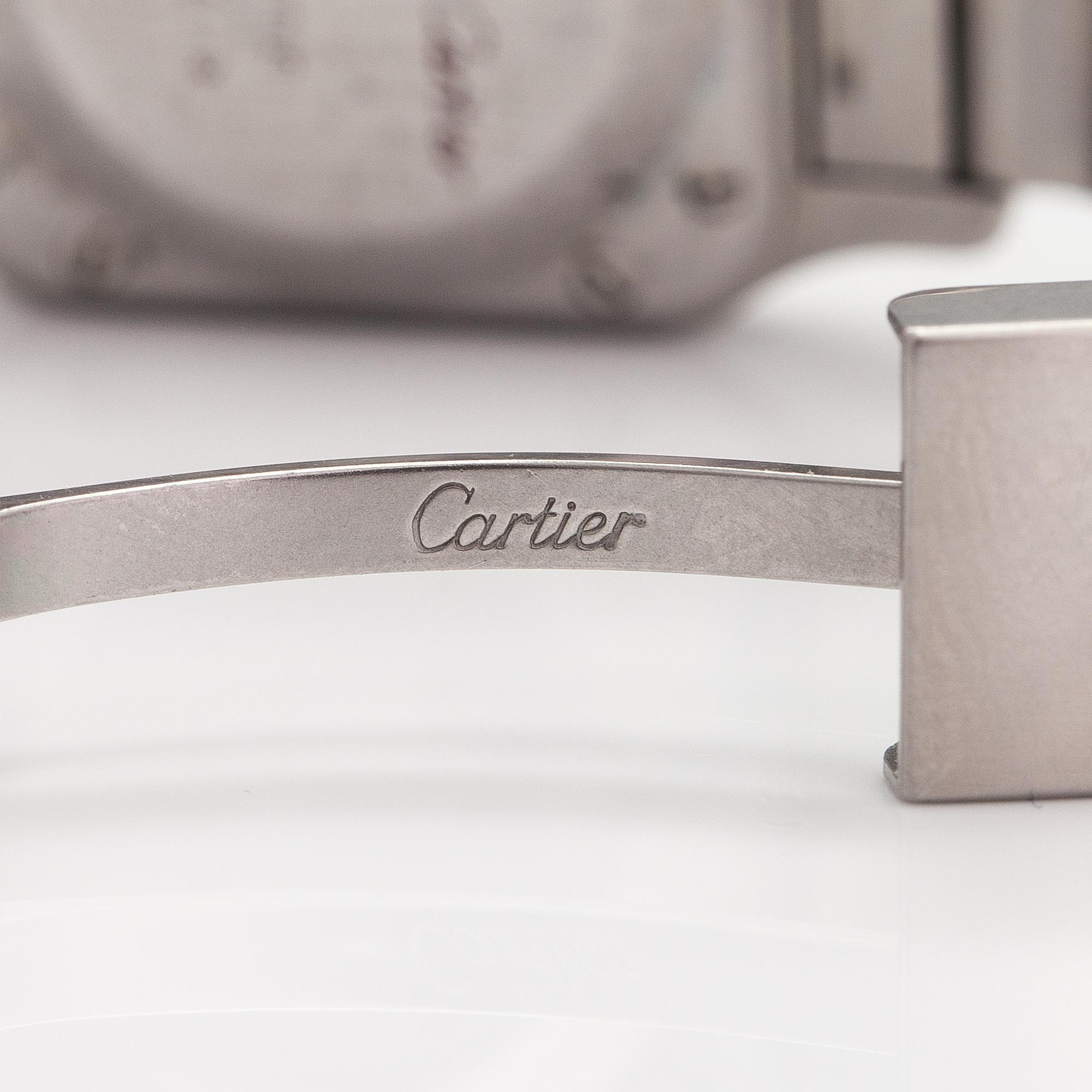 CARTIER, Santos, rannekello. 24 mm.