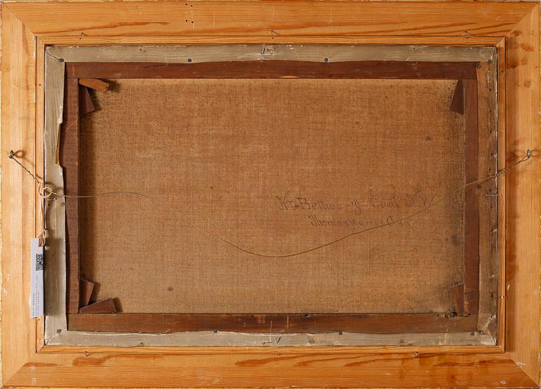 THOMAS MORRIS ASH, oil on canvas, signed.