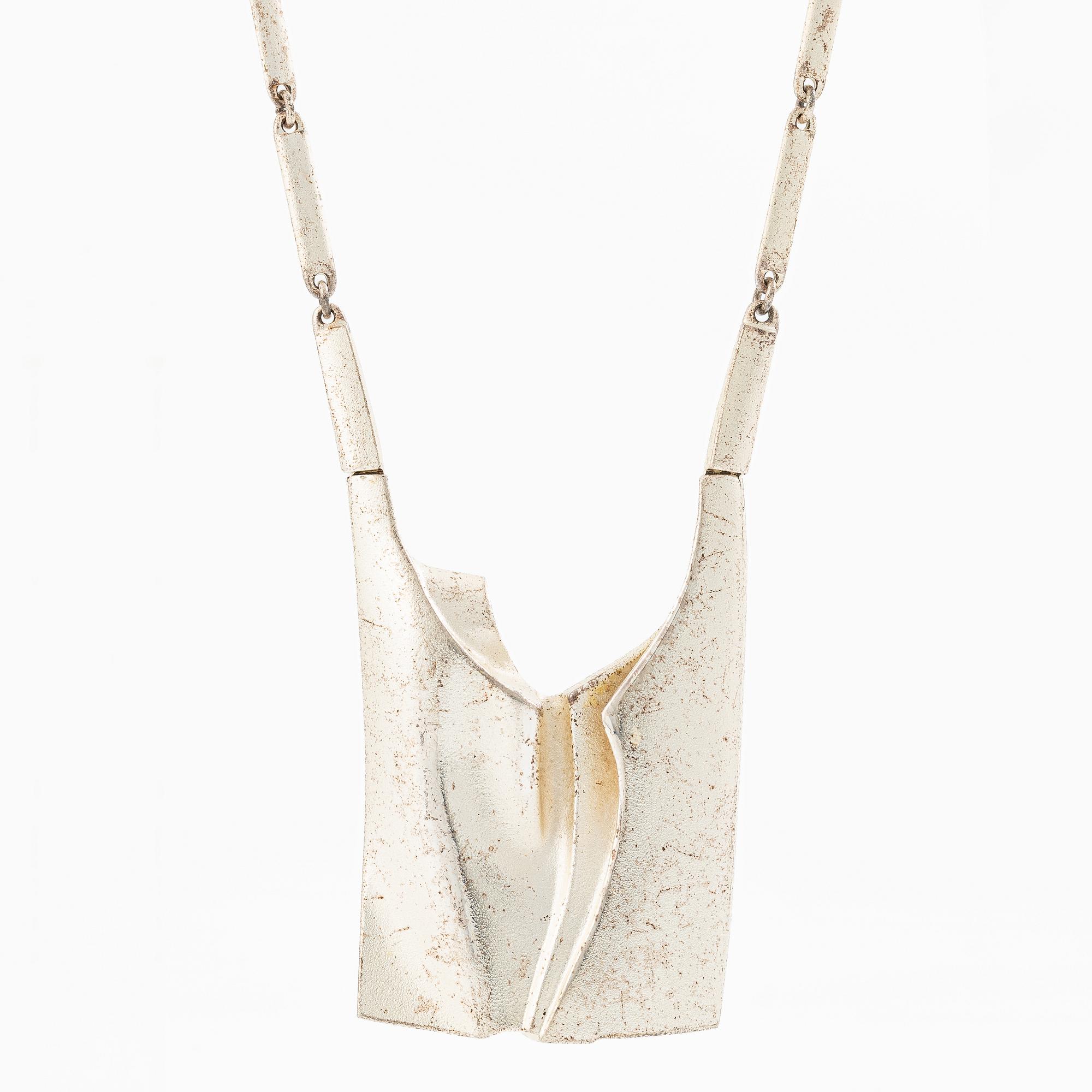 Björn Weckström, necklace, silver, "January", Lapponia 1994.