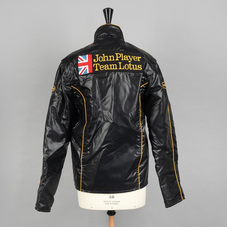 A jacket, provenance Ronnie Peterson.