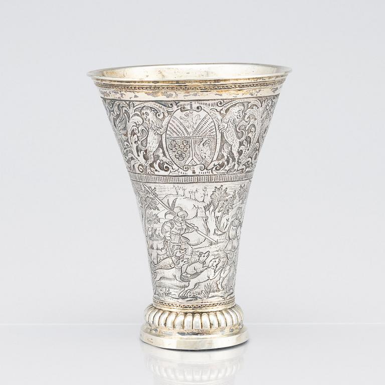 Olof Löfvander, bägare, silver, Luleå 1812.