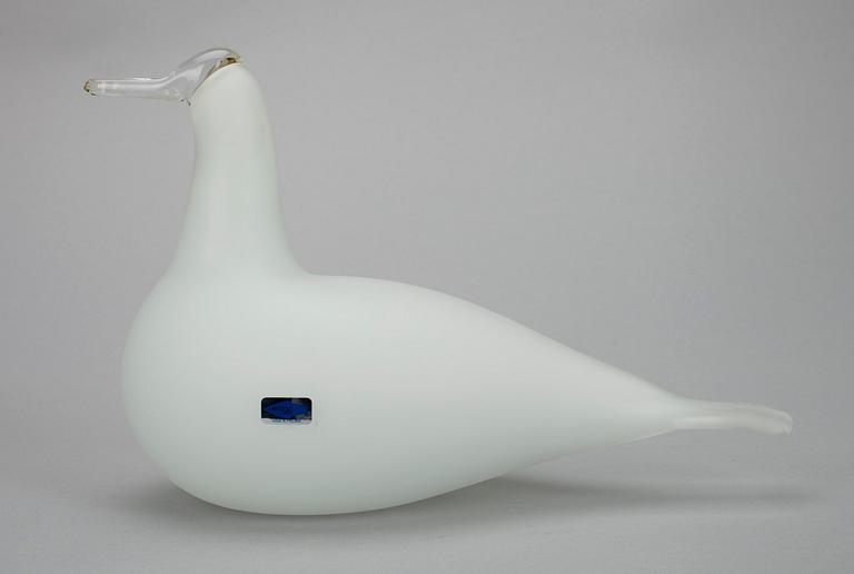 FÅGEL, glas, vildsvan, sign. Oiva Toikka, Nuutajärvi, Pro Arte numr. 196/750.