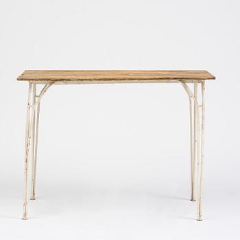 Hans Bergström, a five-piece garden furniture set, ateljé Lyktan, Åhus, 1940s-50s.