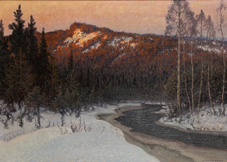 Anshelm Schultzberg, "Vinterkväll".