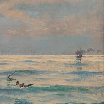 FRIEDRICH STURM, oil on canvas, signed and dated 1903.