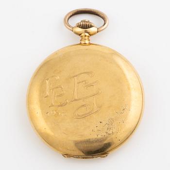 Pocket watch, hunter, 51 mm.