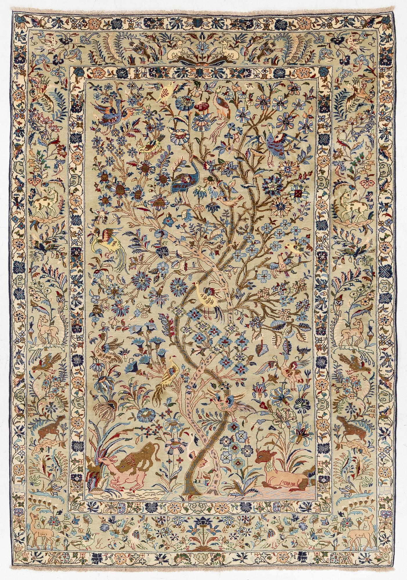 Carpet, Kashan, approx. 300x210 cm.