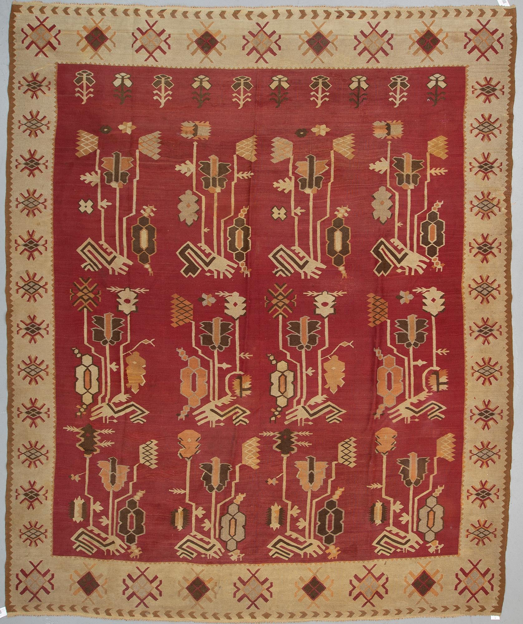 MATTO, a kilim, a semi-antique East European probably, ca 346 x 284 cm.