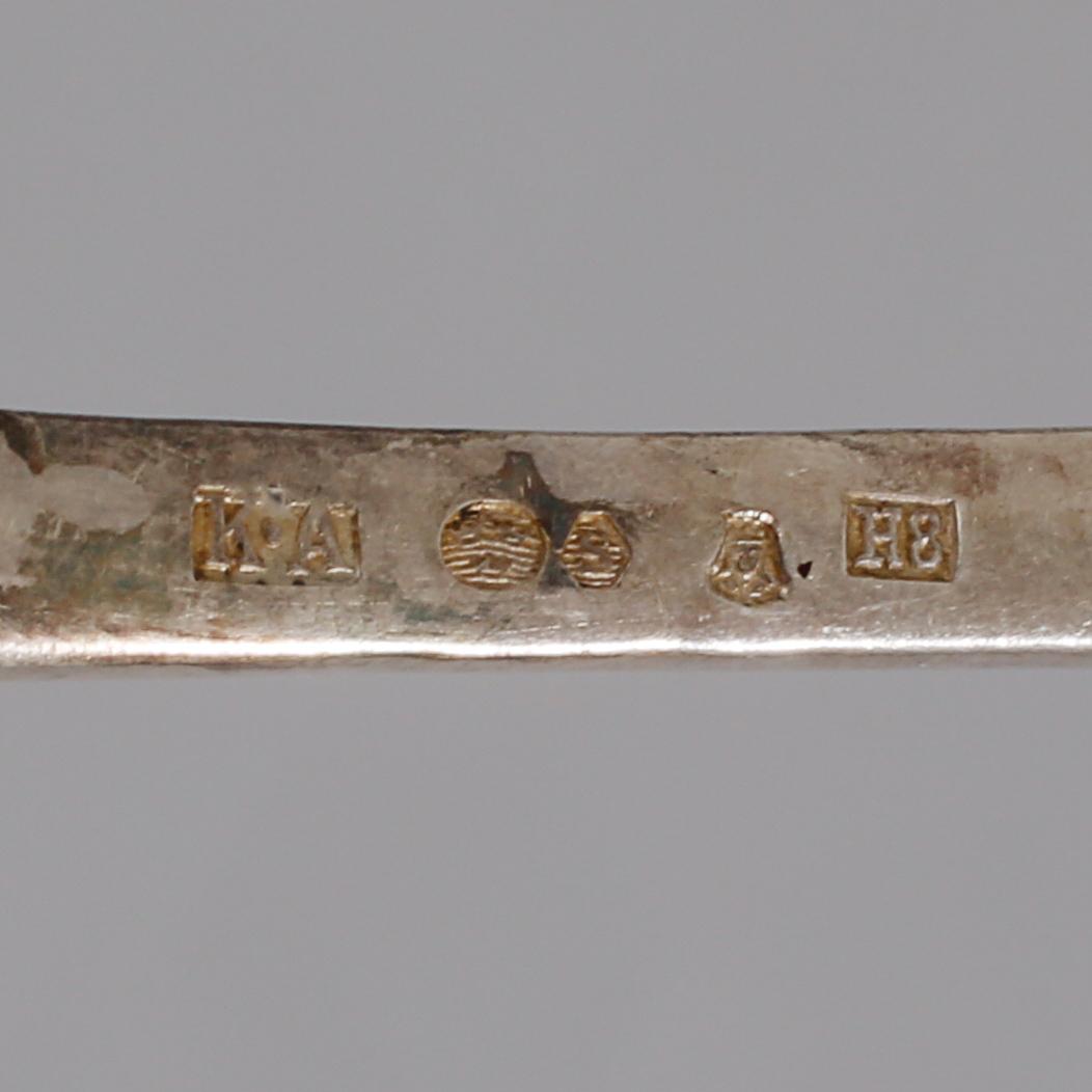 TESKEDAR, 15 st, silver, svenska importstämplar, 1930-tal, vikt 296 g.