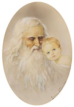 752. Jenny Nyström, The New and Old Year.
