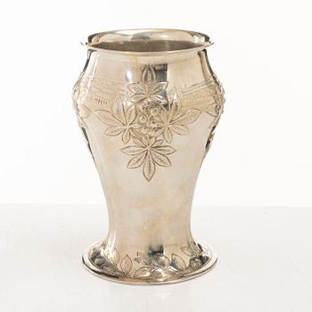 Guldsmedsaktiebolaget (GAB), vas, silver, jugend, Stockholm 1899.