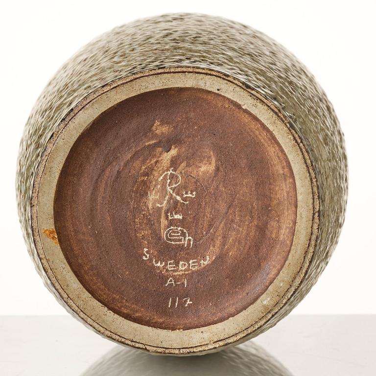 Gunnar Nylund, a unique massive stoneware vase, Rörstrand, Sweden 1960s.