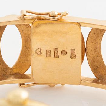 Fortis, Streamline, armbandsur, 18K guld, 34 mm.