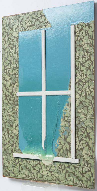 Philip von Schantz, mixed media on panel, signed and dated -68.