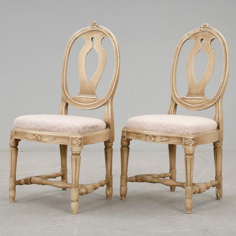 STOLAR, 2 st, snarlika, gustavianska, ca 1780.