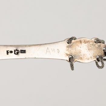 A Swedish Silver Spoon, mark of Johan Gadd, Piteå 1764.