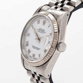 Rolex, Oyster Perpetual, Datejust, armbandsur, 36 mm.