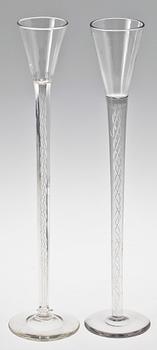 SNAPSGLAS, 2 st, glas, 1900-tal.