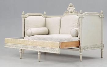 A Gustavian late 18th century bed.