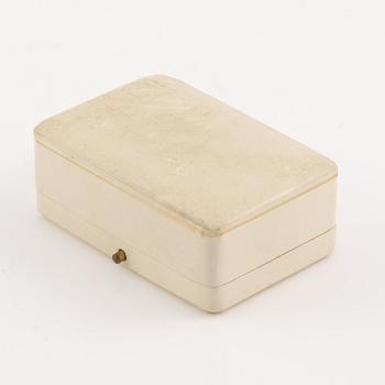 Cufflinks, a pair, 18K gold with octagon-cut diamonds.