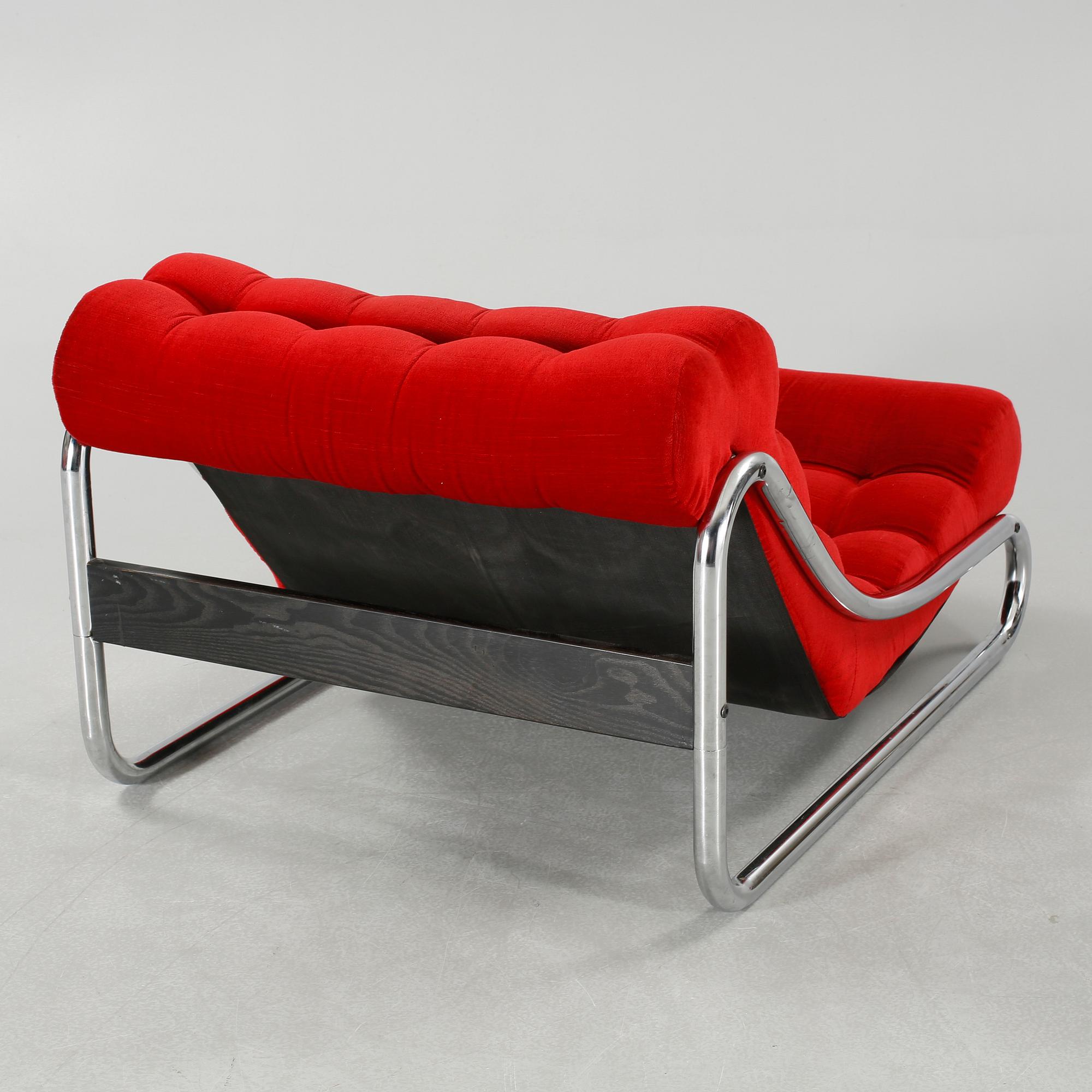 A lounge chair by Gillis Lundgren for Ikea, 1970s.