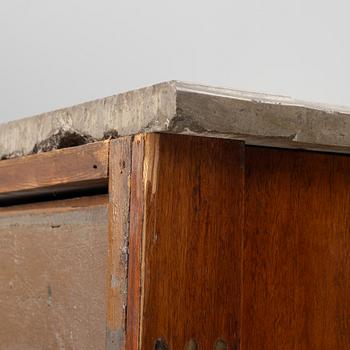 Gustaviansk, Byrå, sengustaviansk, omkring 1800.