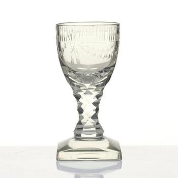 Glas, 22 stycken. Sverige, 1800-tal.