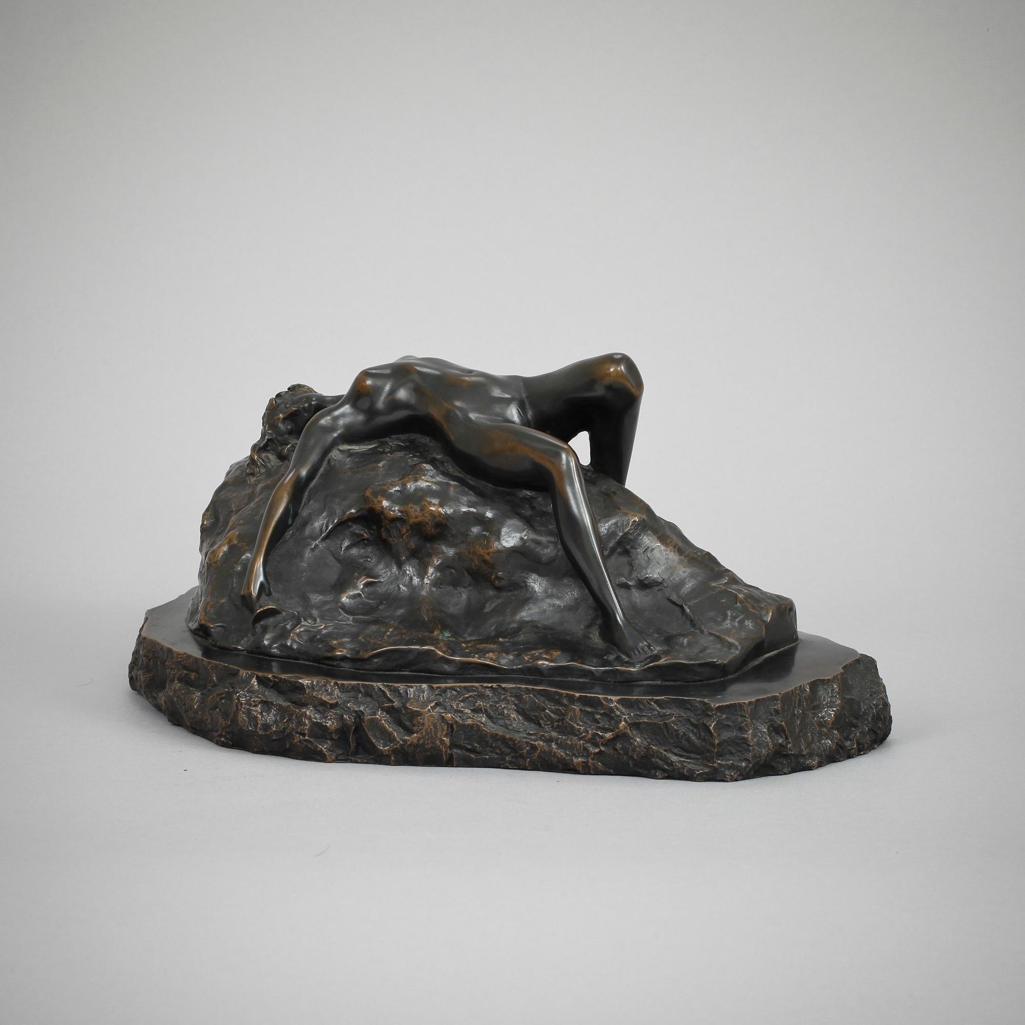 PAUL AICHELE, skulptur, brons, 1800/1900.