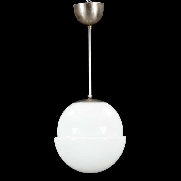 TAKLAMPA, glas, 1900-talets andra hälft. Höjd ca 58 cm.