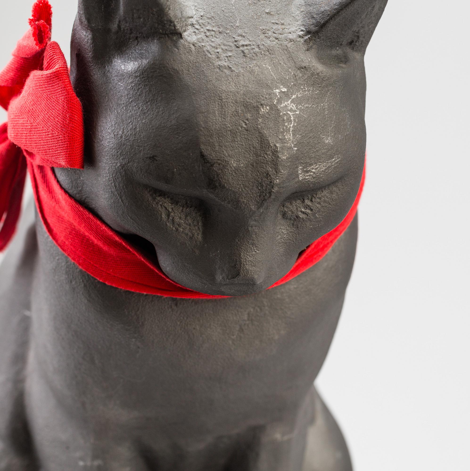 ANDERS JÖNSSON, "Jönssons katt", skulptur gjutjärn, saluförd av Firma Svenskt Tenn.