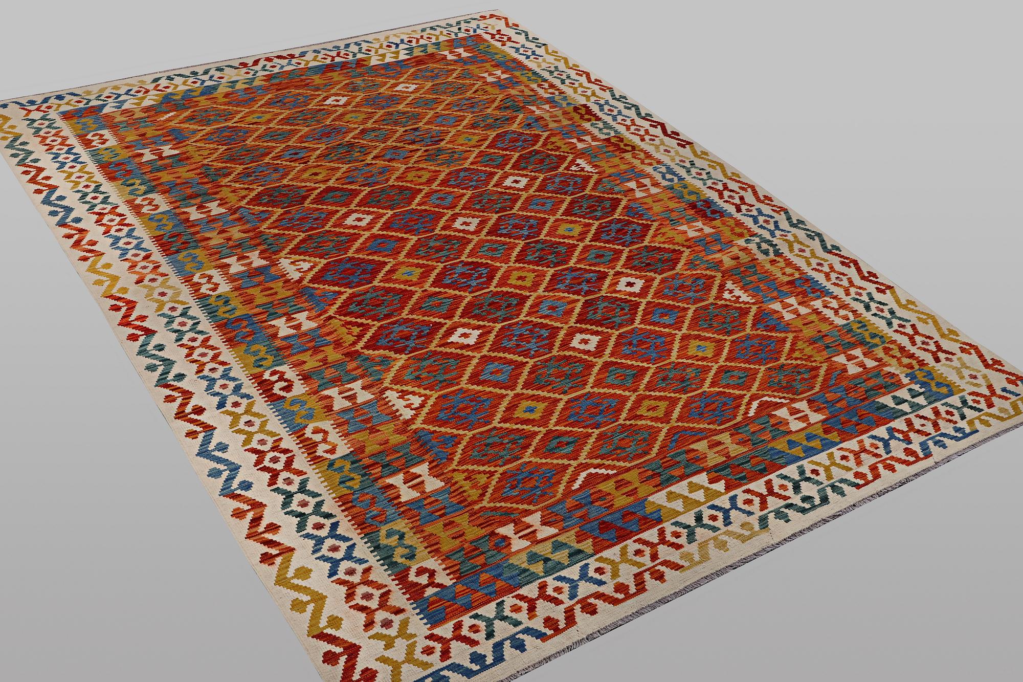 Matta, Kelim Afghan, ca 307 x 209 cm.