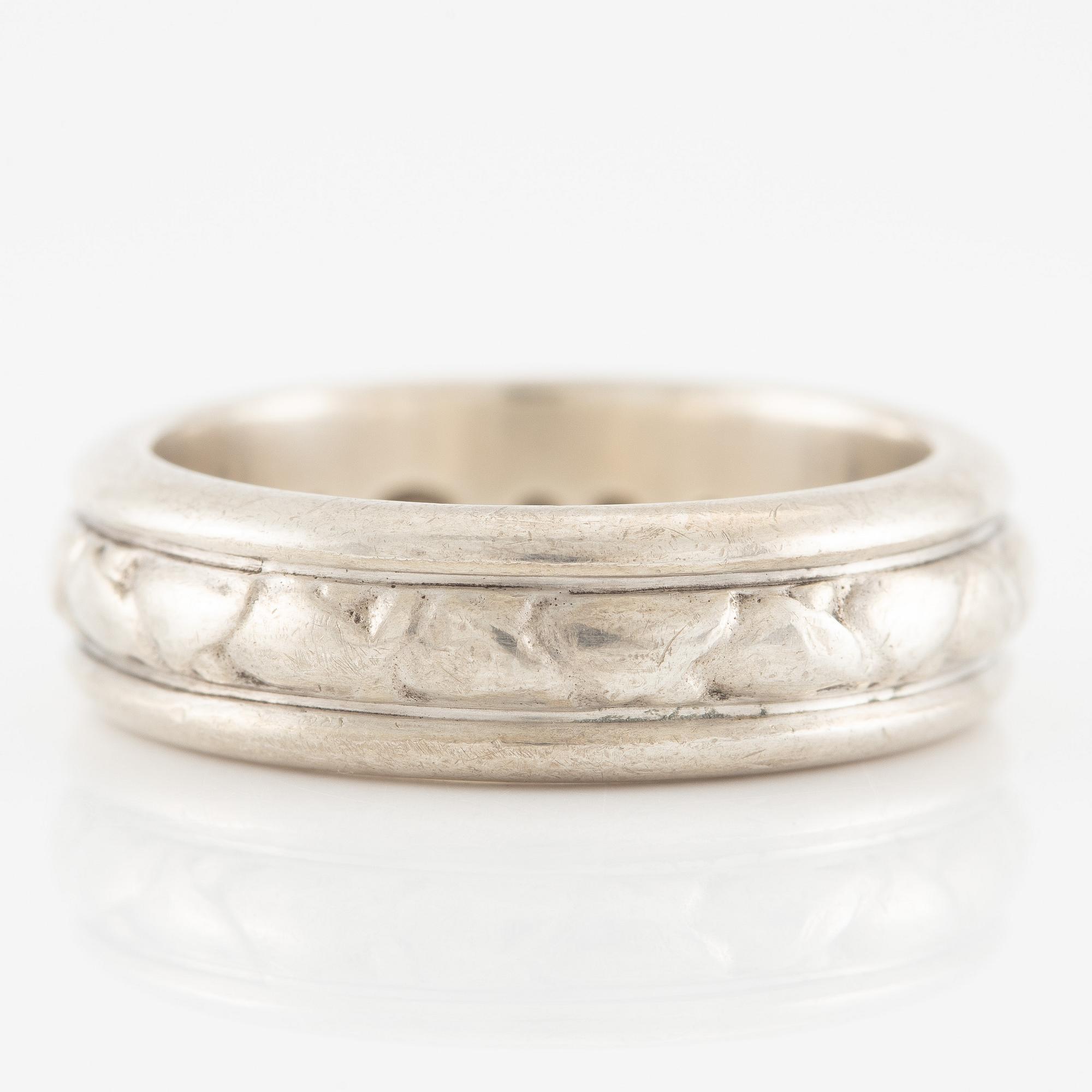 Ring, Georg Jensen, silver,.