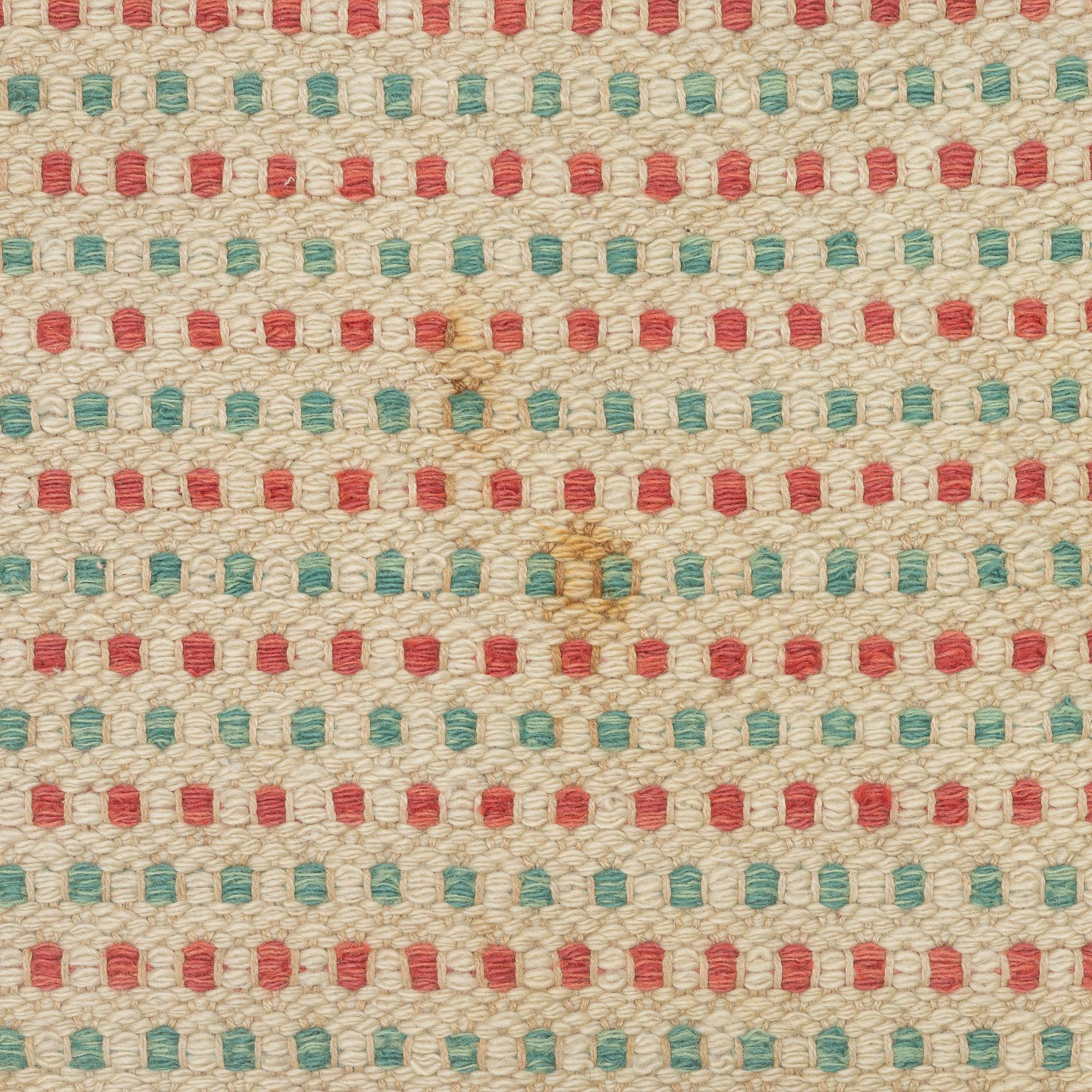 A flat-weave carpet, Sweden, c. 325 x 295 cm.