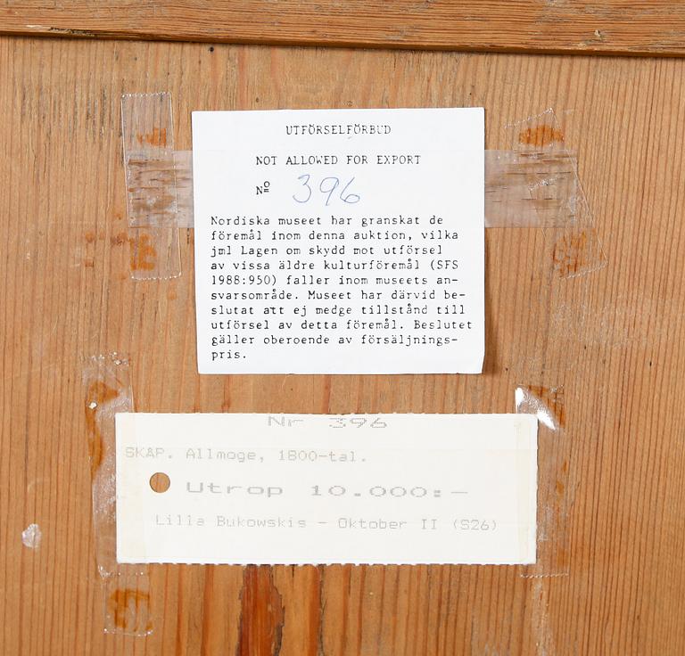 SKÅP, allmoge, dat 1819.