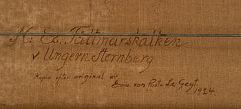 Johan Henrik Scheffel, ett par, ett samtida samt en senare kopia, (1900-tal) olja på duk.