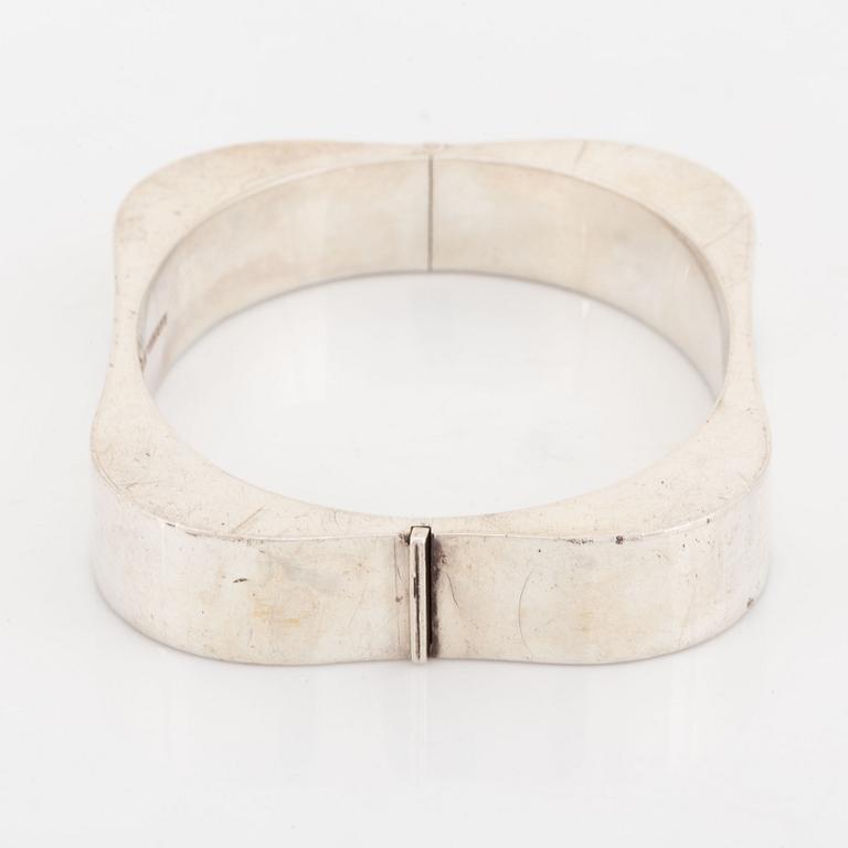 Aarika silver bangle, Finland.