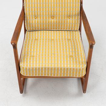 Ole Wanscher, a rocking chair, France & Daverkosen, Denmark, 1950's.