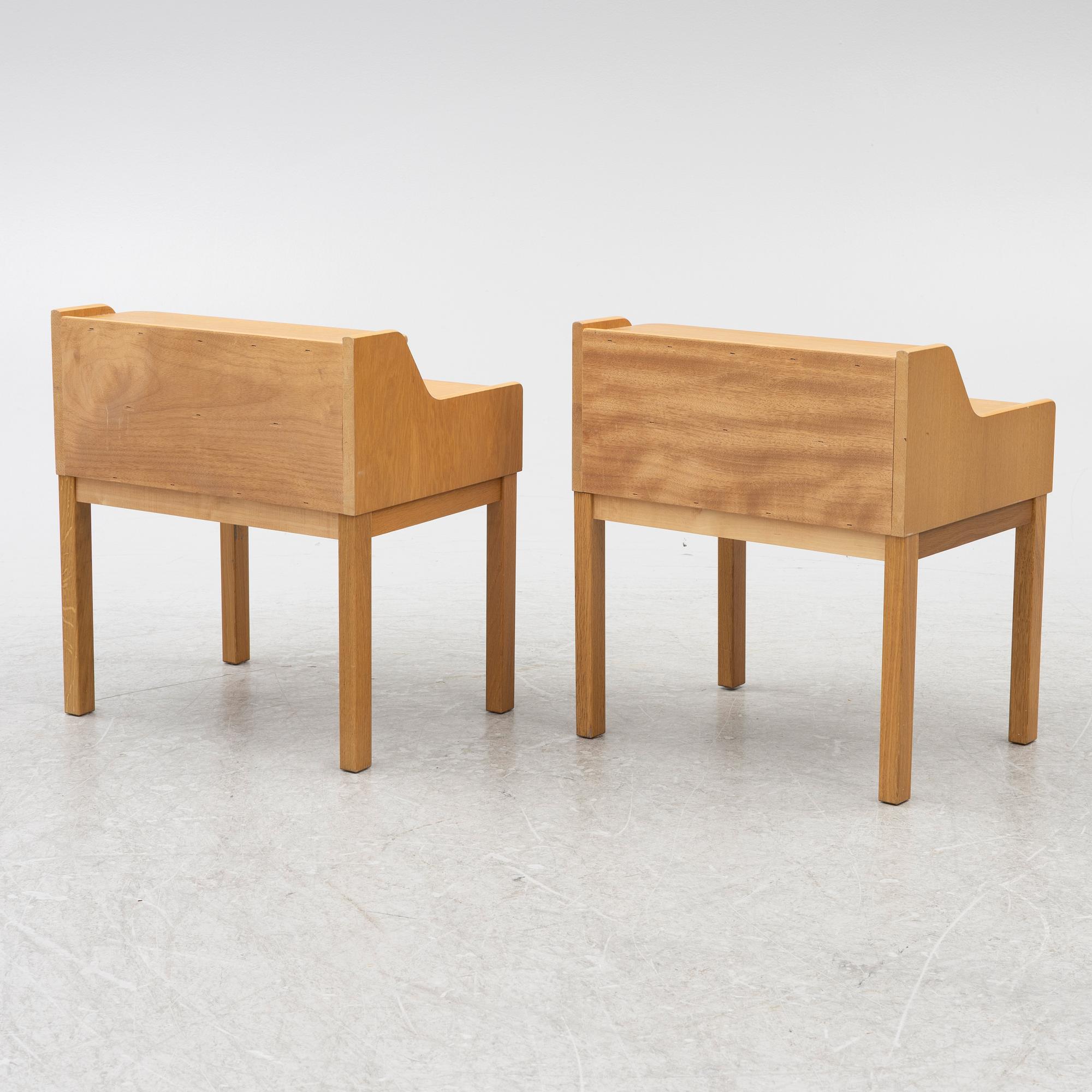 A pair of nightstands, 1960s.