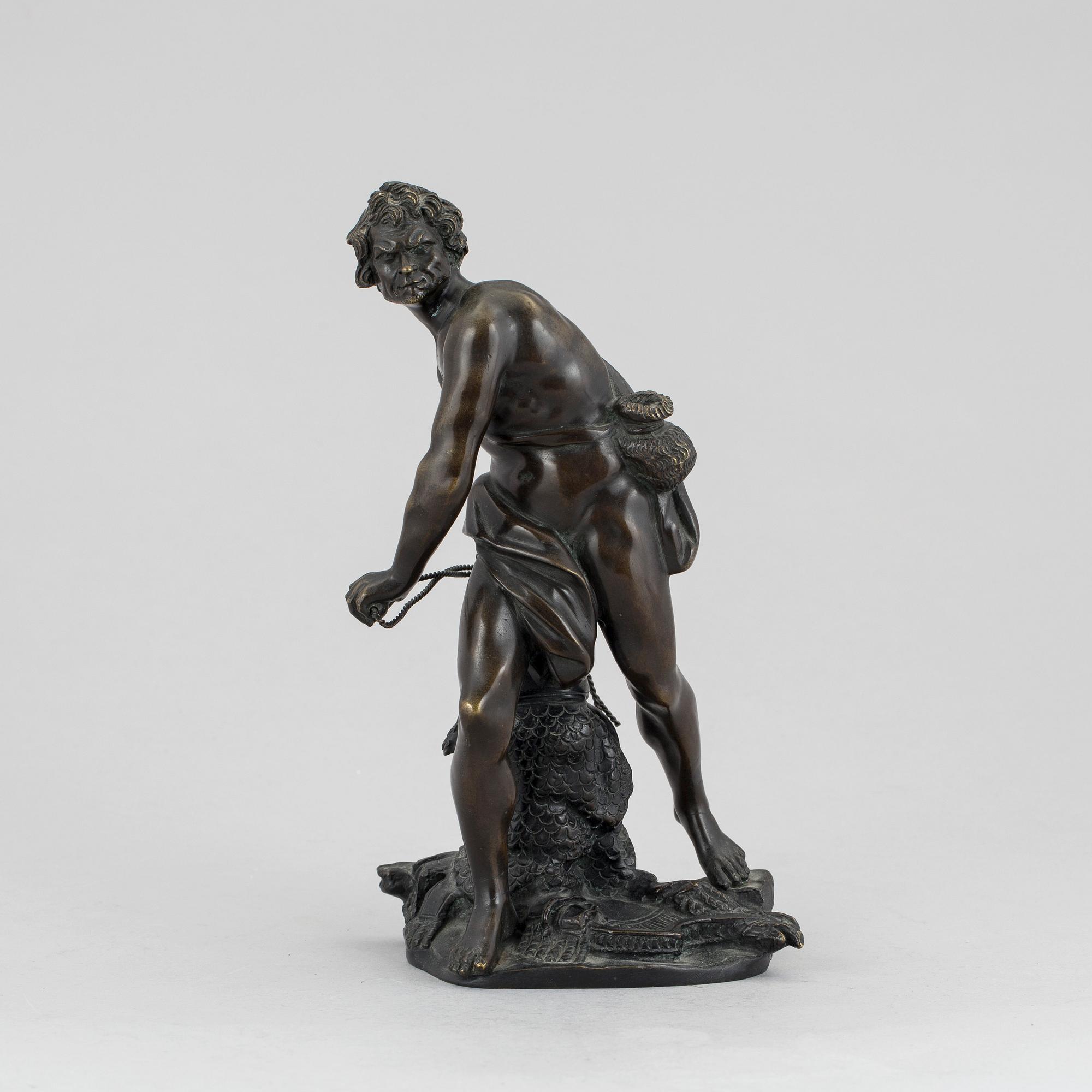 SKULPTUR, brons, ej sign, 1800-tal.