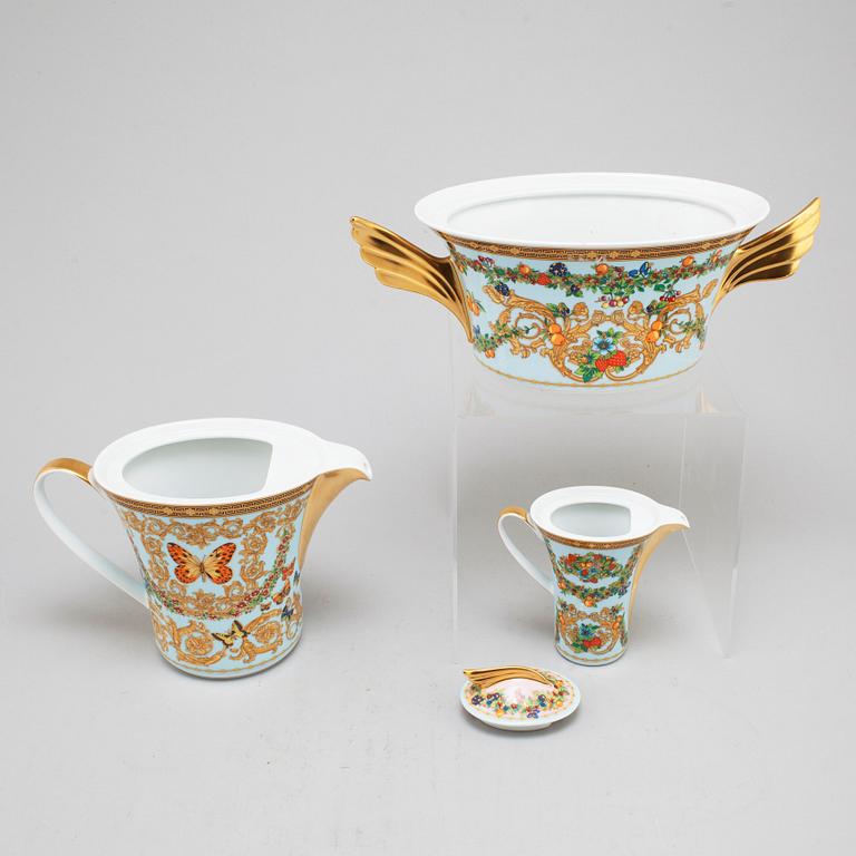 A 56 piece Versace porcelain service, Rosenthal.