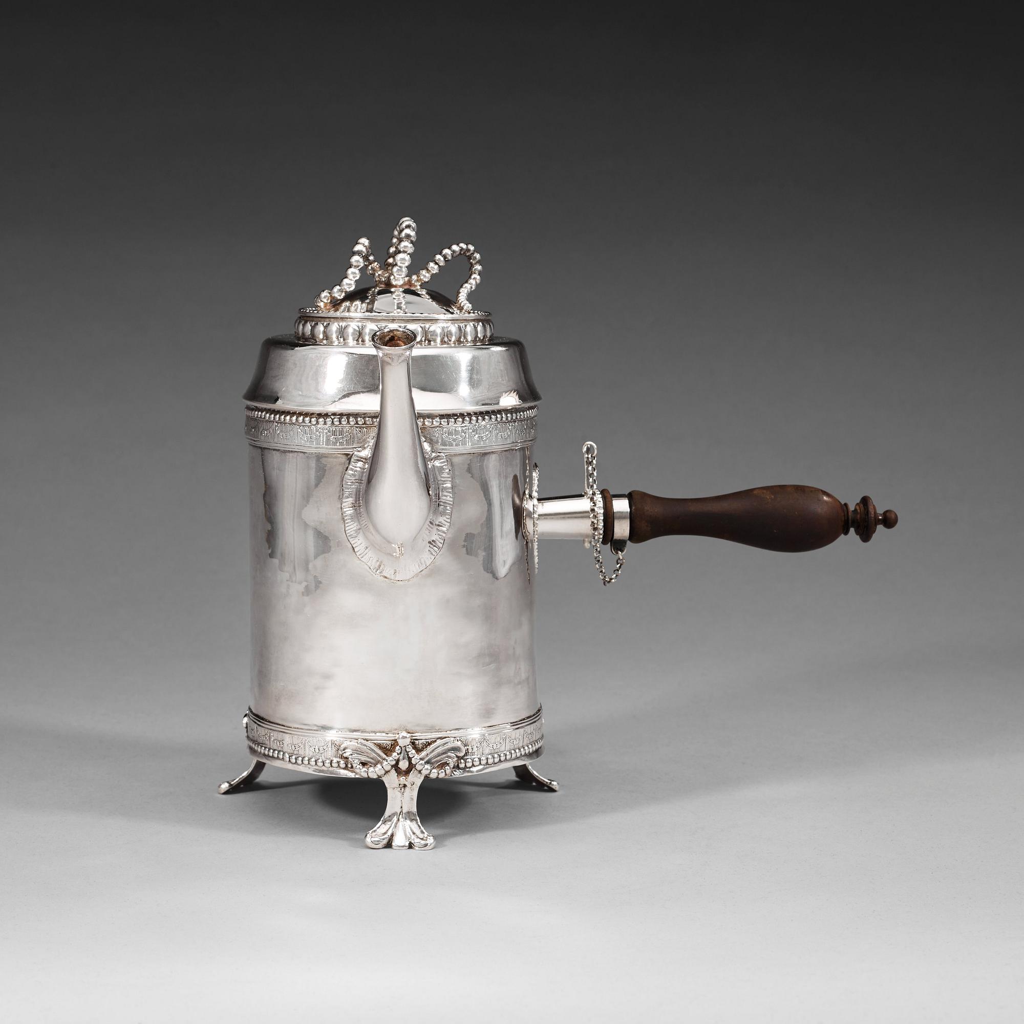 Hans Petter Vogt, Kristianstad 1785. Kaffekanna, gustaviansk.