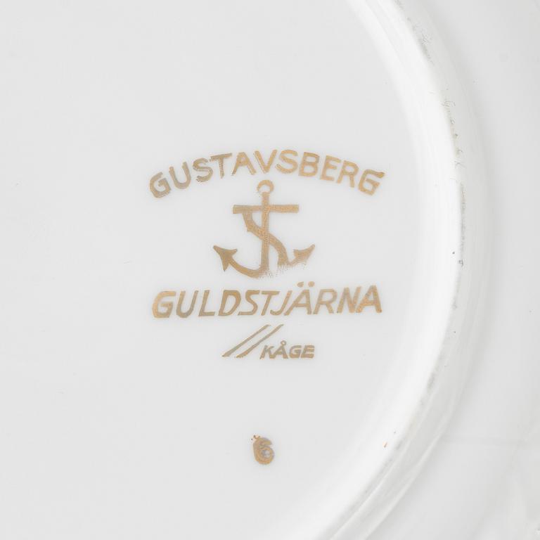 A 59 pieces Wilhelm Kåge service, porcelain, Guldstjärna, Gustavsberg, Sweden.