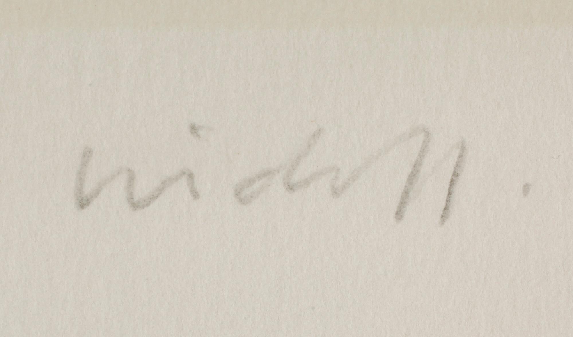 ANDERS WIDOFF, litografi, sign o numr 249/400.