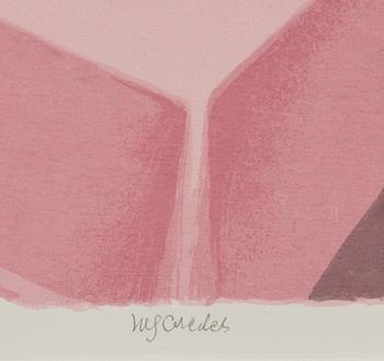 ULF GREDER, färglitografi, signerad, H.C.