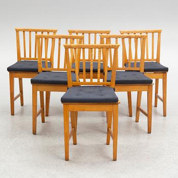 A set of of six chairs, mid 20th Century.