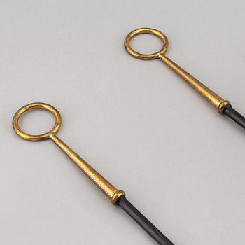 Gunnar Ander, brasställ, 3 delar, Ystad Metall.